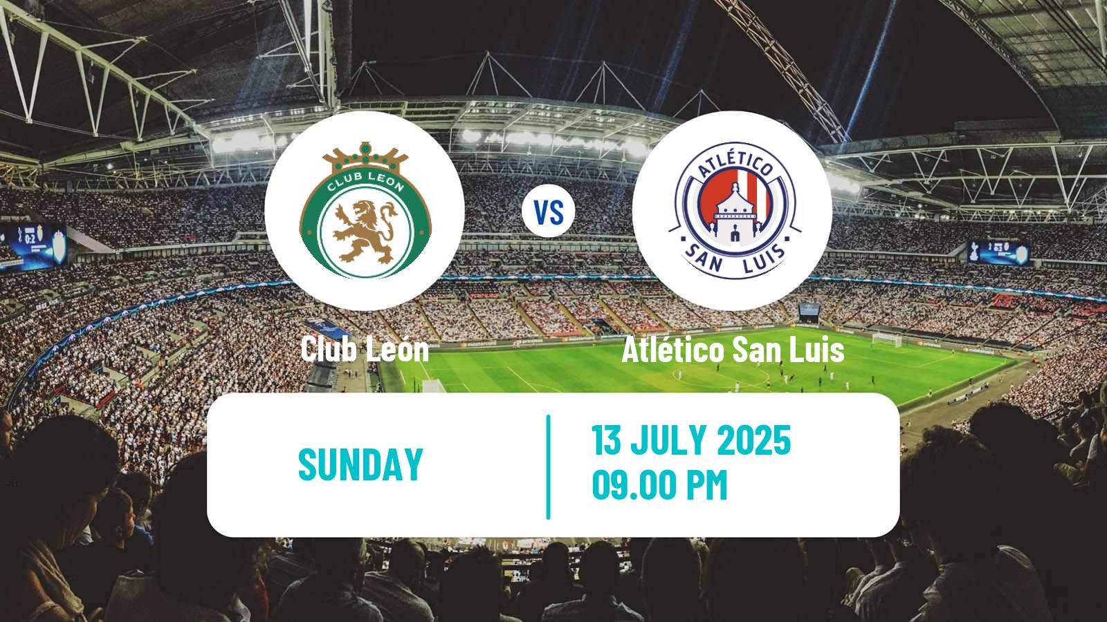 Soccer Mexican Liga MX Club León - Atlético San Luis