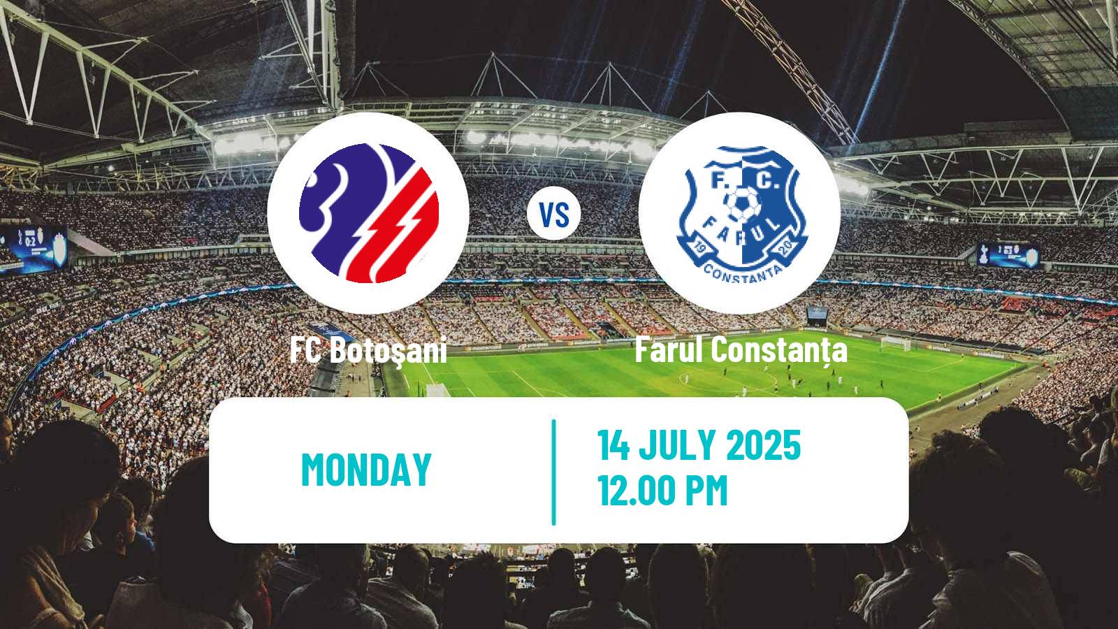 Soccer Romanian Liga 1 Botoșani - Farul Constanța