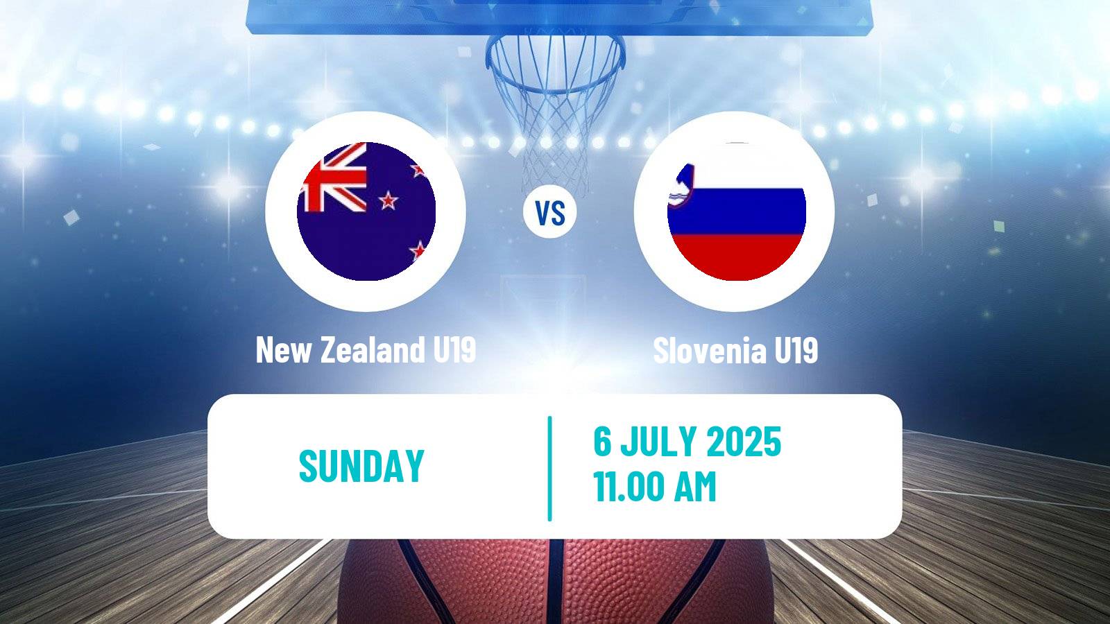 Basketball World Championship U19 Basketball New Zealand U19 - Slovenia U19