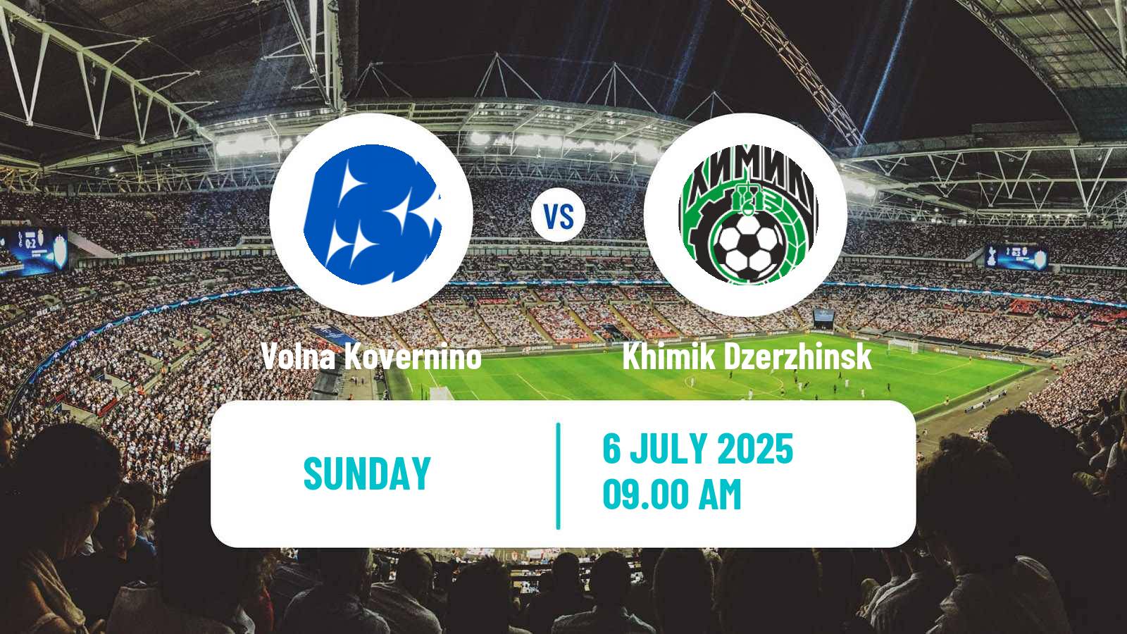 Soccer  FNL 2 Division B Group 4 Volna Kovernino - Khimik Dzerzhinsk