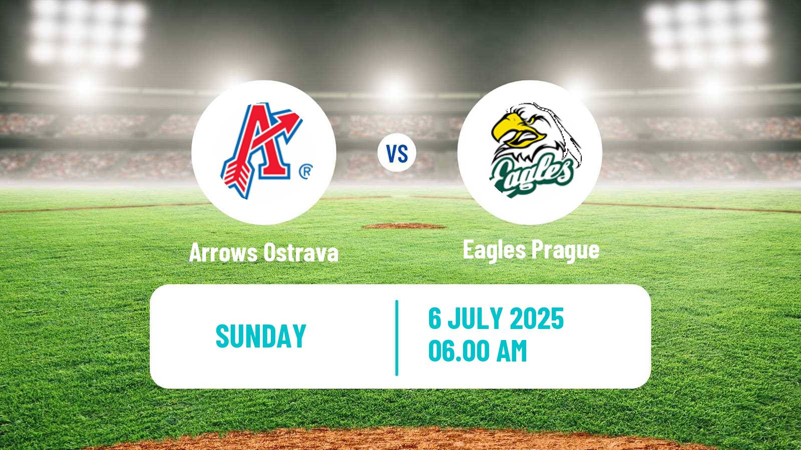 Baseball Czech Extraliga Baseball Arrows Ostrava - Eagles Prague
