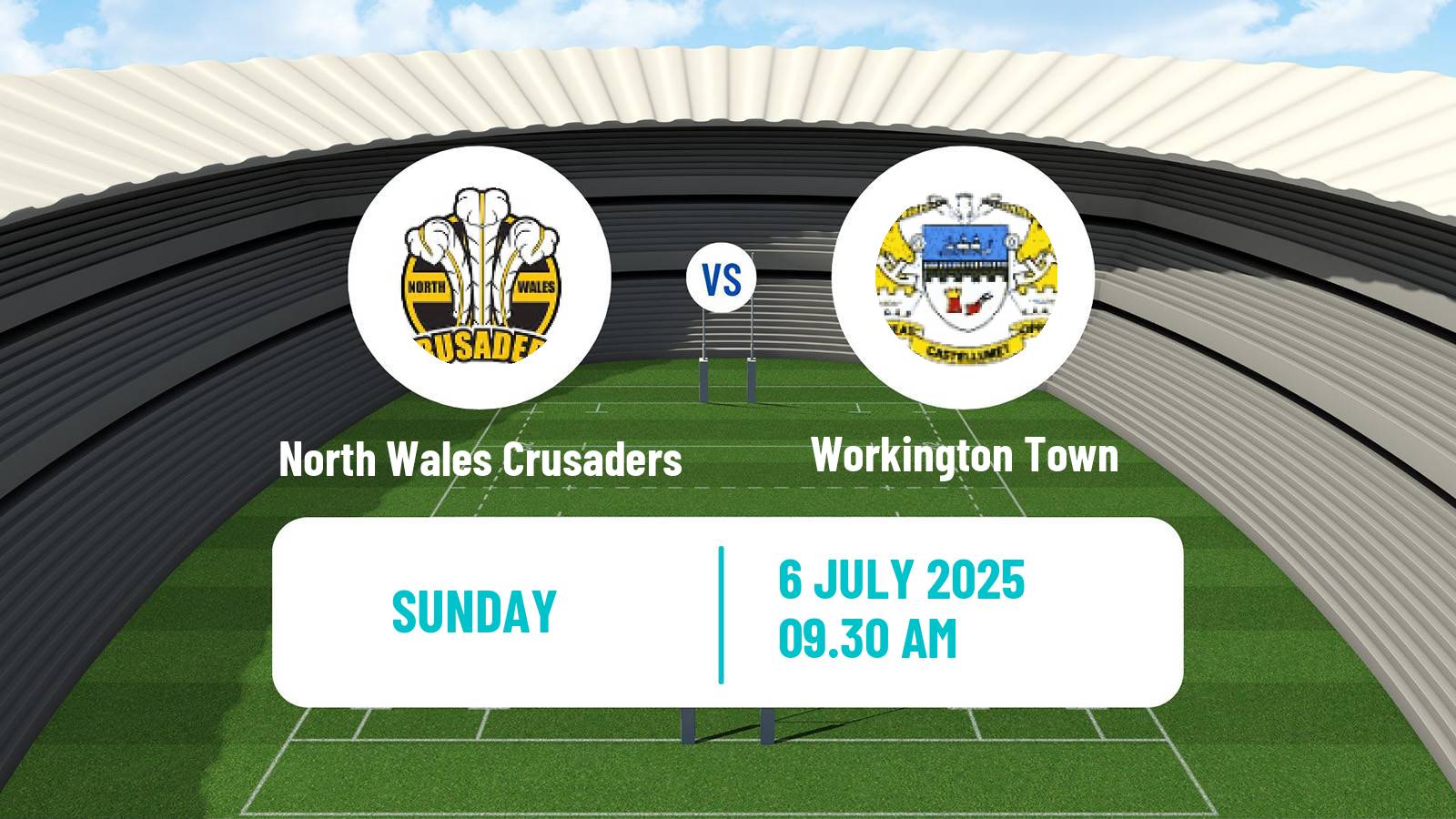 Rugby league English League 1 Rugby League North Wales Crusaders - Workington Town