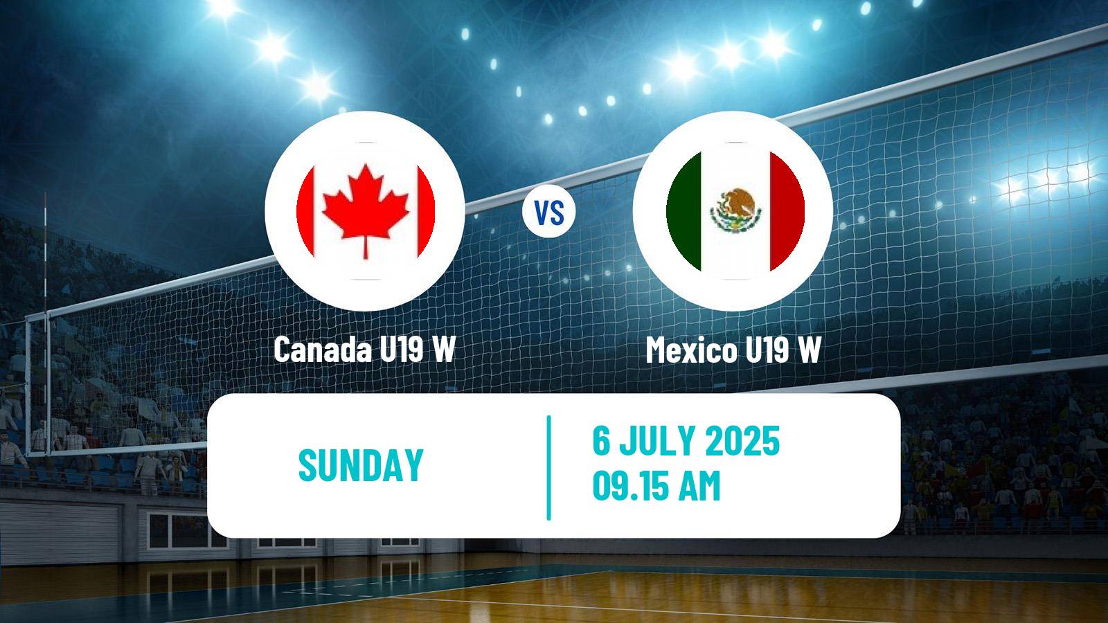 Volleyball World Championship U19 Volleyball Women Canada U19 W - Mexico U19 W