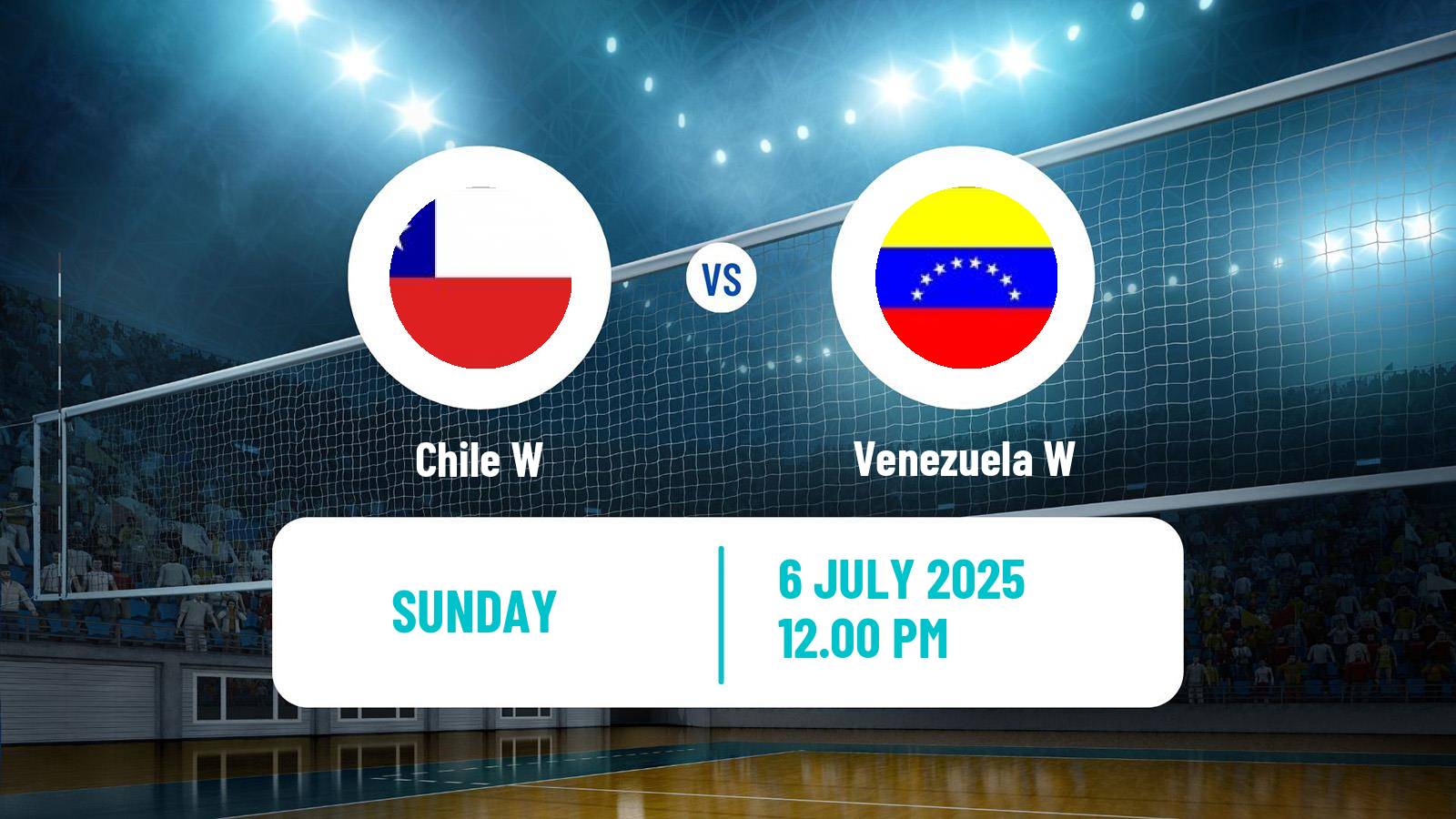 Volleyball Copa America Volleyball Women Chile W - Venezuela W