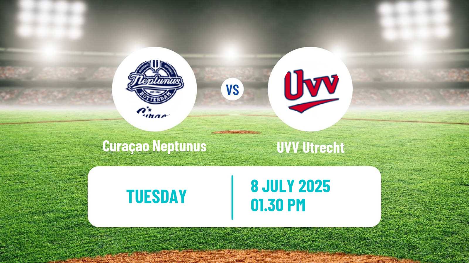 Baseball Dutch Hoofdklasse Baseball Curaçao Neptunus - UVV Utrecht