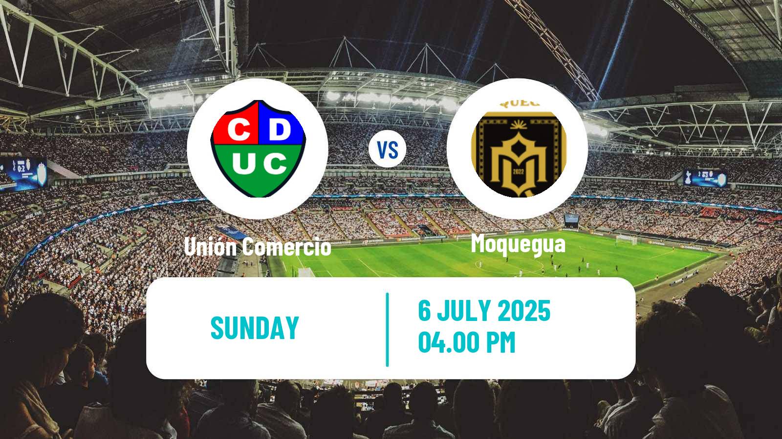 Soccer Peruvian Liga 2 Unión Comercio - Moquegua