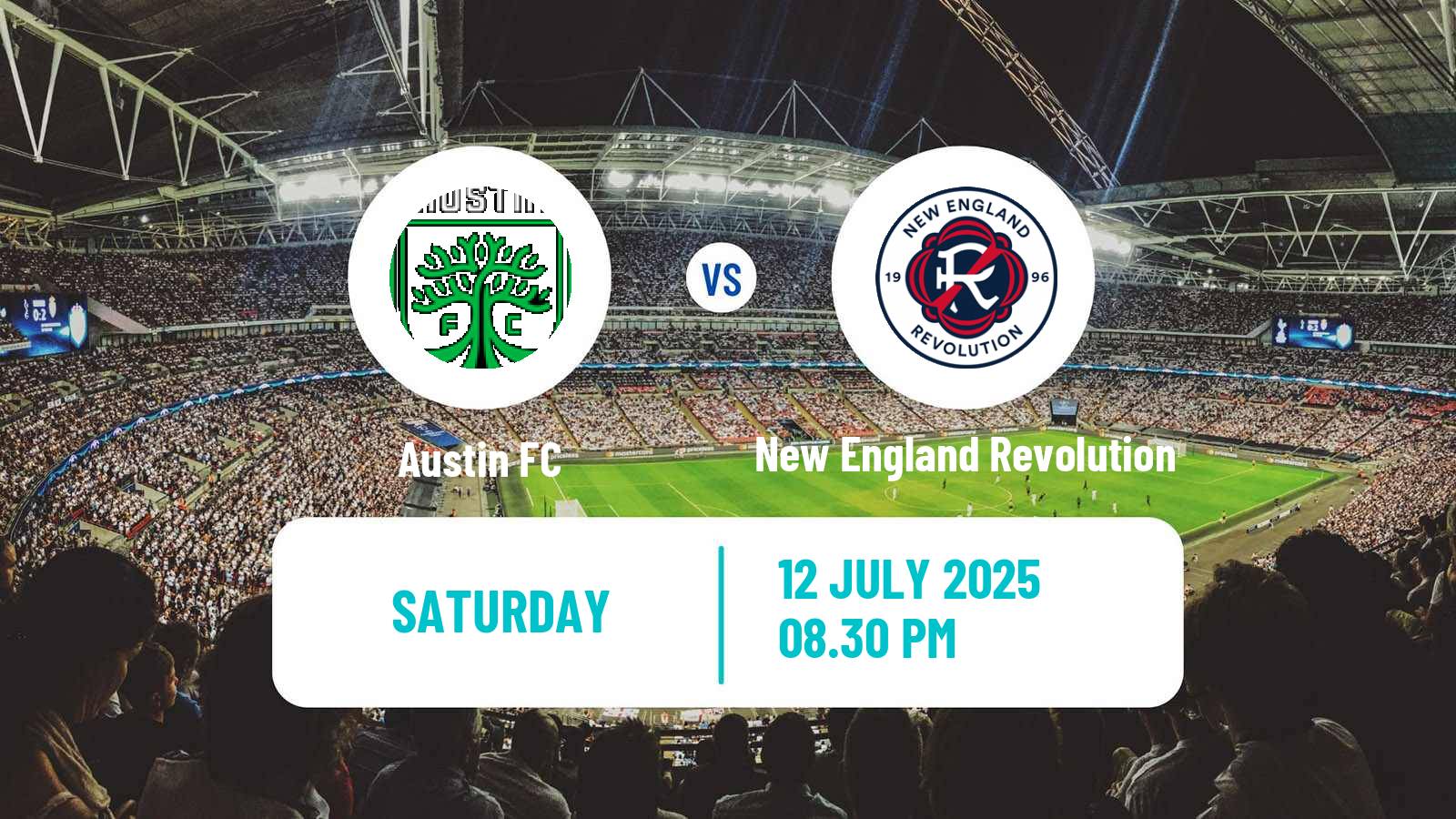 Soccer MLS Austin FC - New England Revolution