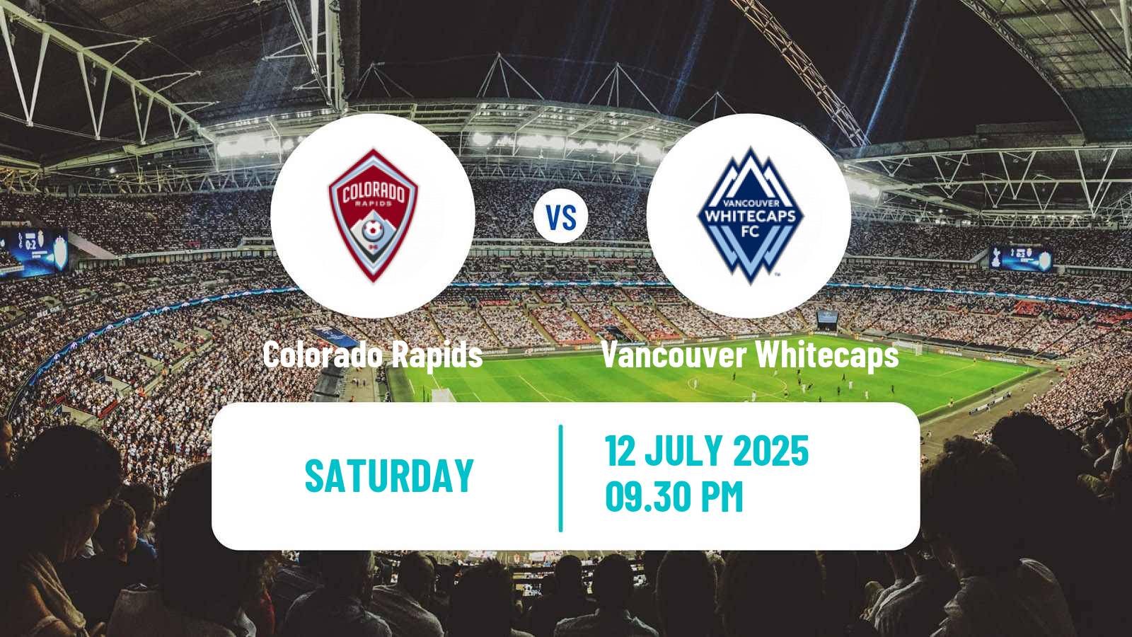 Soccer MLS Colorado Rapids - Vancouver Whitecaps