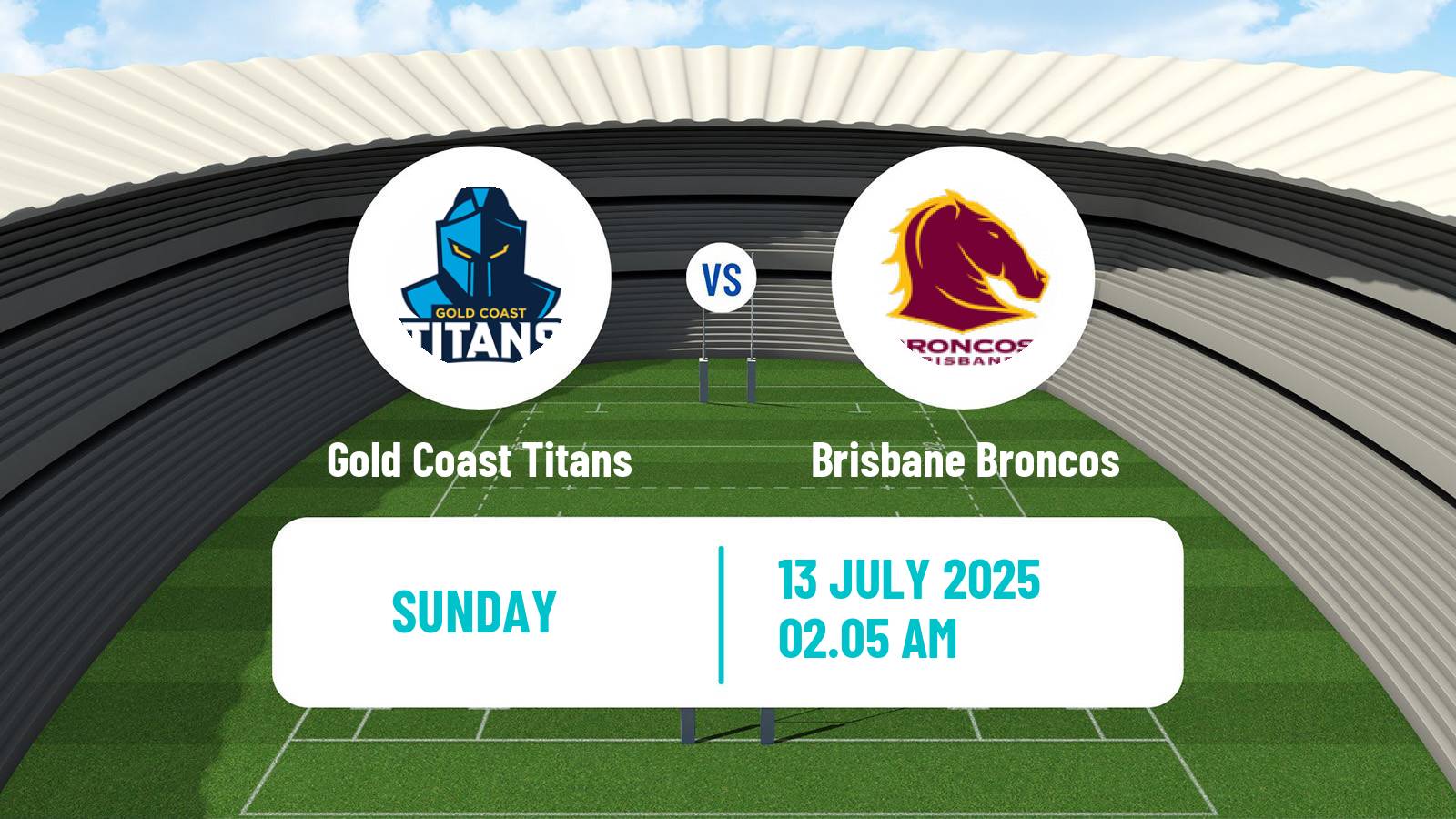 Rugby league Australian Premiership Rugby League Women Gold Coast Titans - Brisbane Broncos