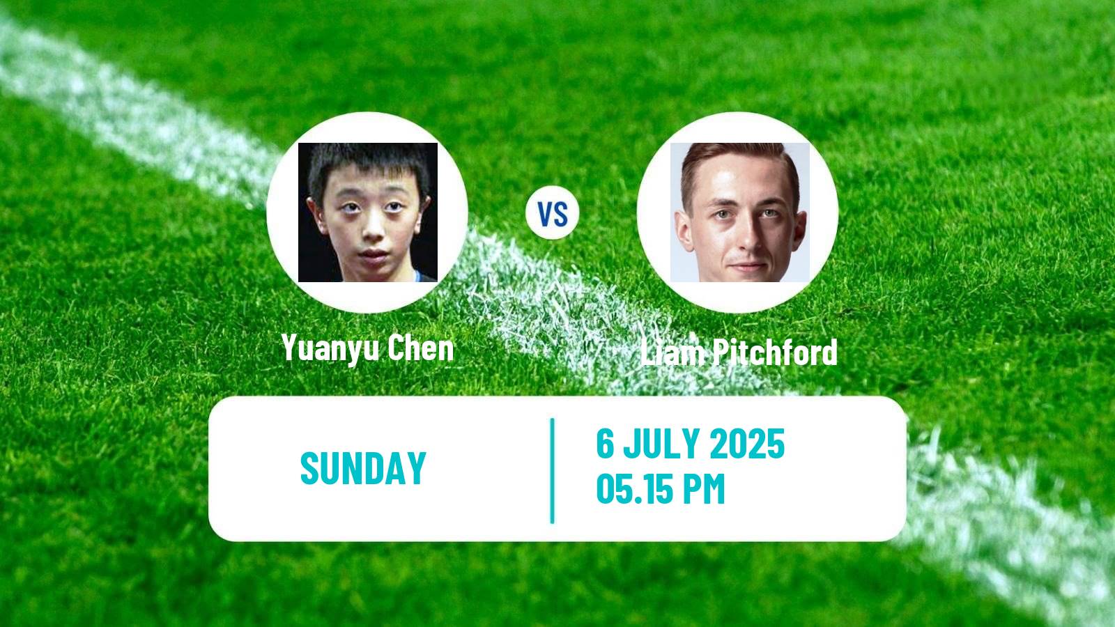 Table tennis United States Smash Men Yuanyu Chen - Liam Pitchford
