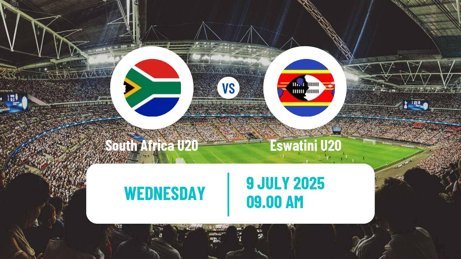 Soccer COSAFA Championship U20 South Africa U20 - Eswatini U20