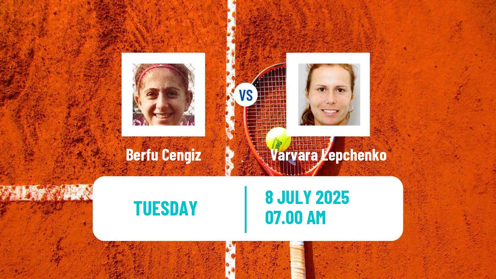 Tennis Bastad Challenger Women Berfu Cengiz - Varvara Lepchenko
