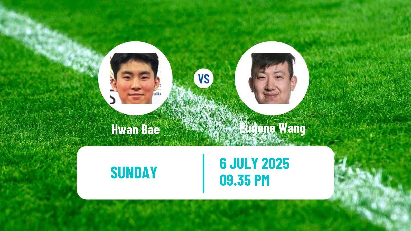 Table tennis United States Smash Men Hwan Bae - Eugene Wang