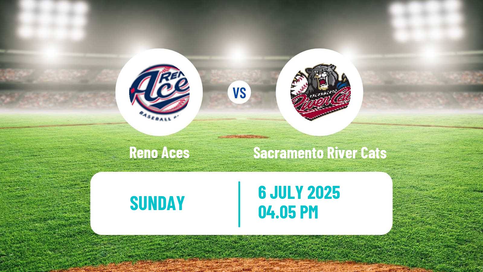 Baseball PCL Reno Aces - Sacramento River Cats