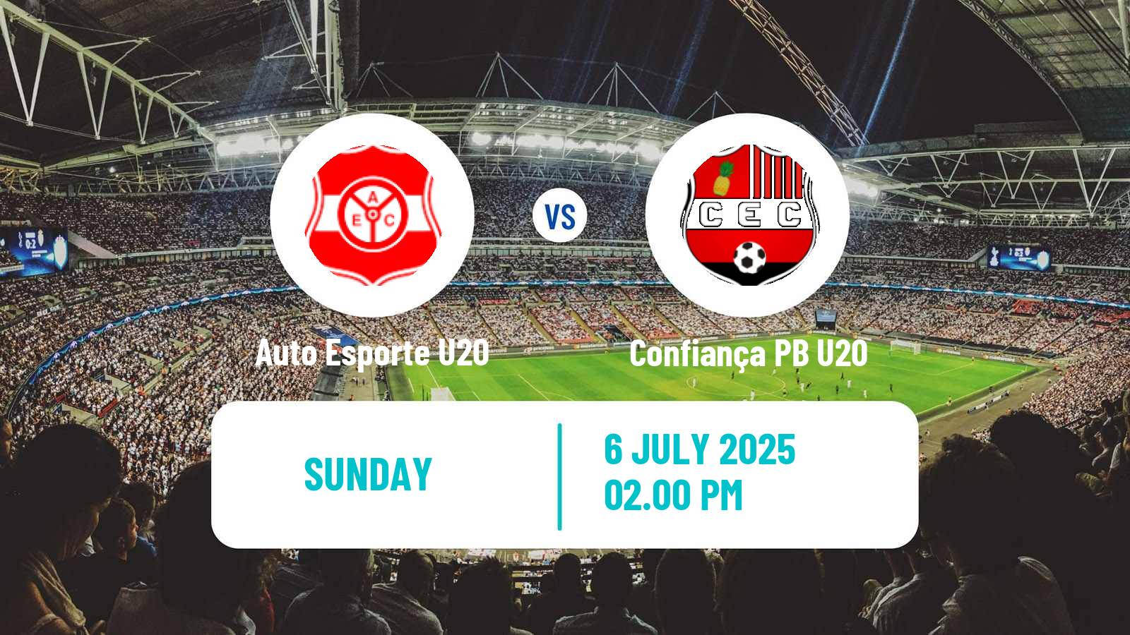 Soccer Brazilian Paraibano U20 Auto Esporte U20 - Confiança PB U20