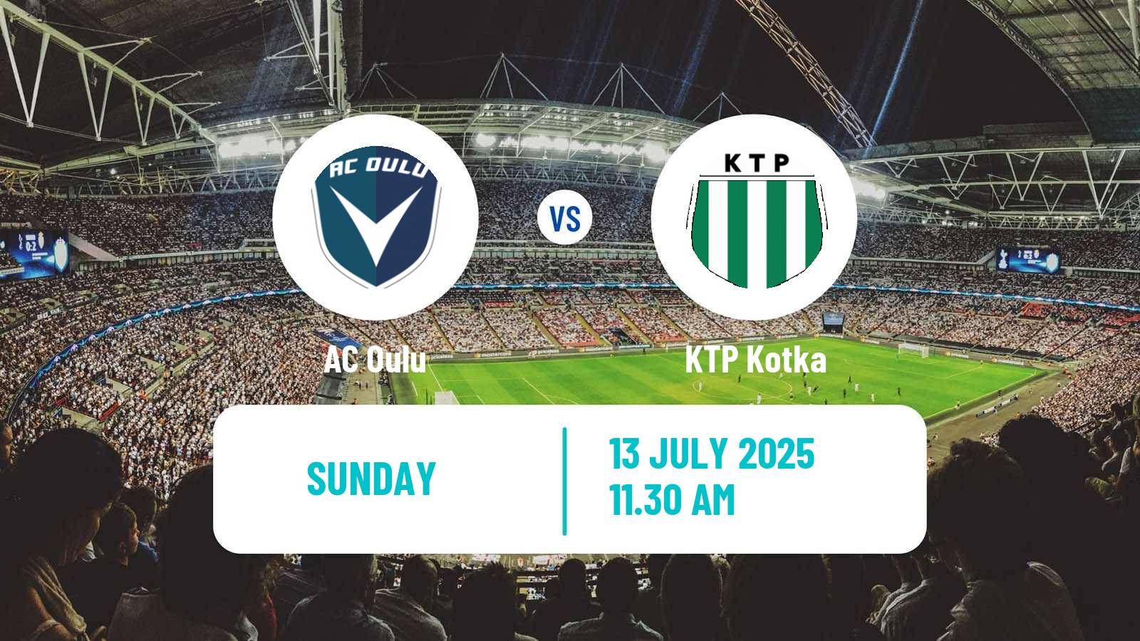 Soccer Finnish Veikkausliiga Oulu - KTP Kotka