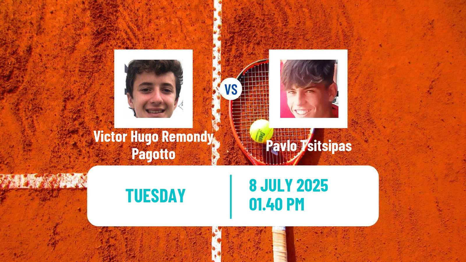 Tennis ITF M25 Villavicencio Men Victor Hugo Remondy Pagotto - Pavlo Tsitsipas