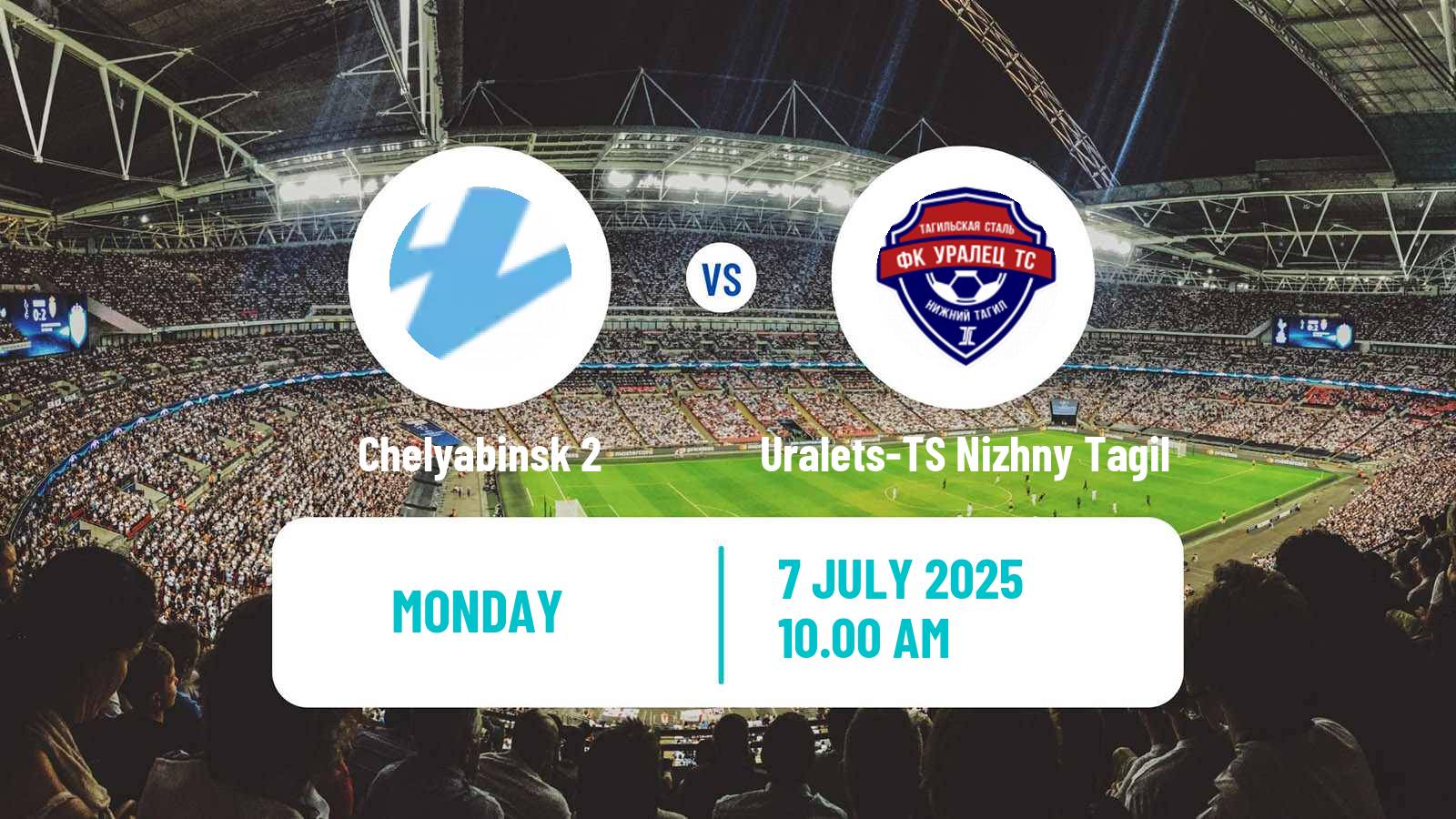 Soccer  FNL 2 Division B Group 4 Chelyabinsk 2 - Uralets-TS Nizhny Tagil