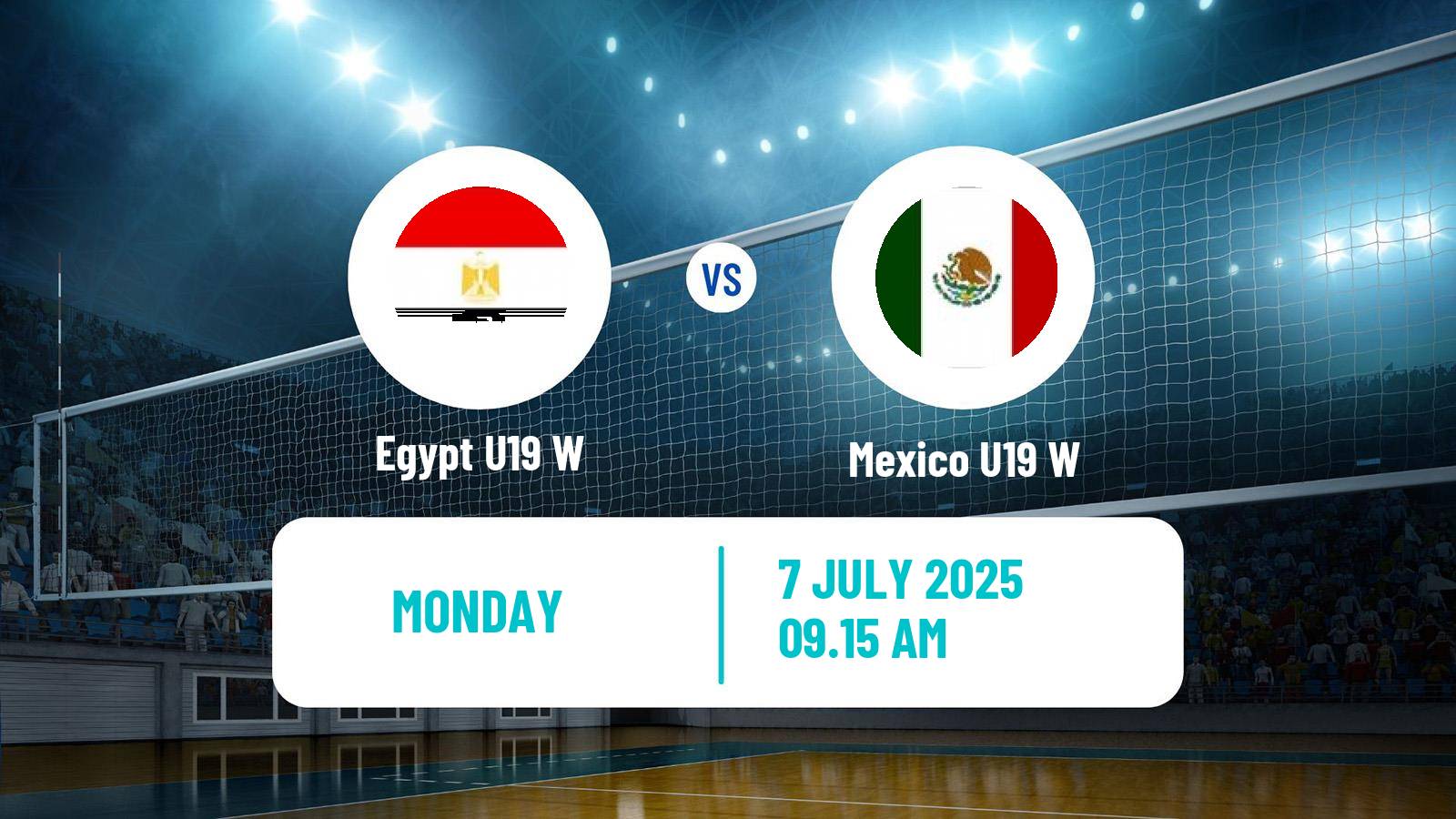 Volleyball World Championship U19 Volleyball Women Egypt U19 W - Mexico U19 W