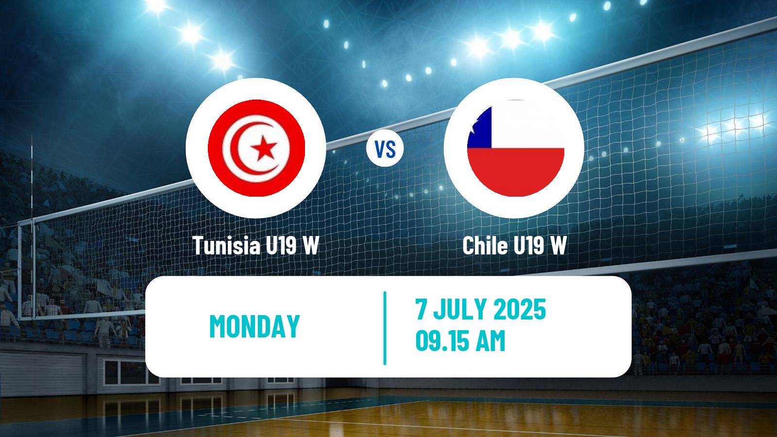 Volleyball World Championship U19 Volleyball Women Tunisia U19 W - Chile U19 W