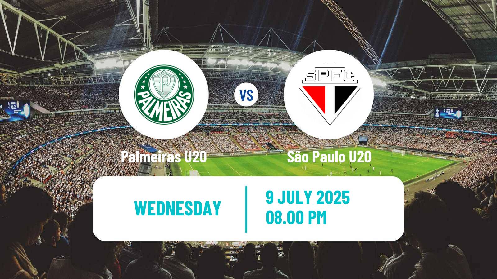 Soccer Brasileiro U20 Palmeiras U20 - São Paulo U20