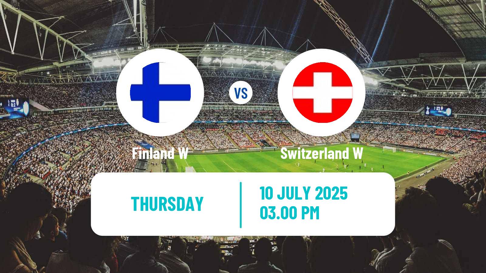 Soccer UEFA Euro Women Finland W - Switzerland W