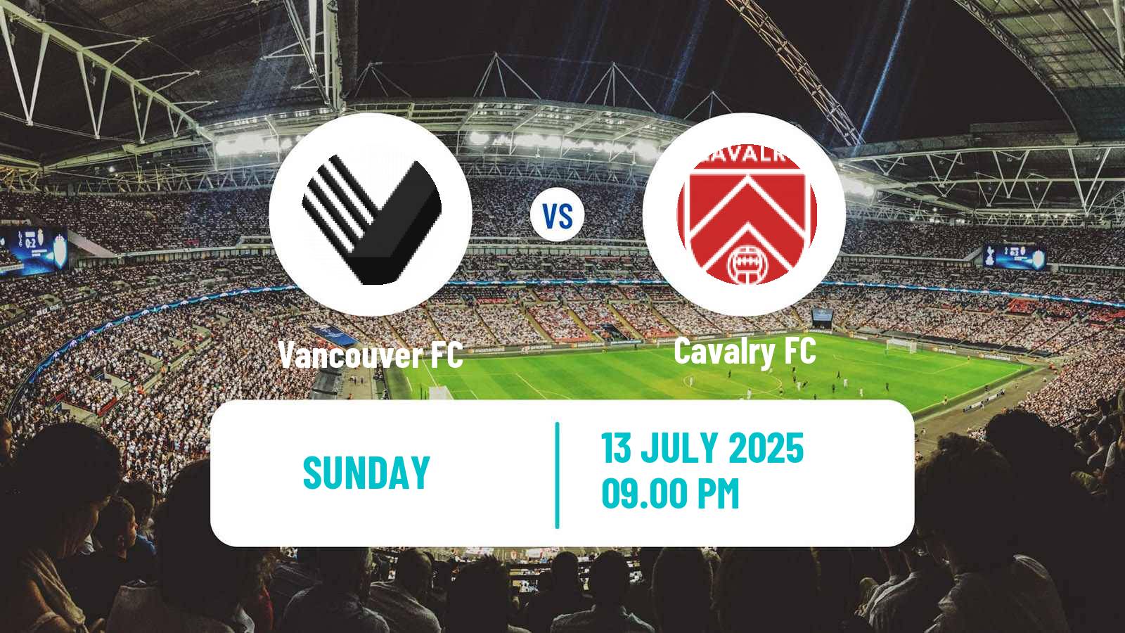 Soccer Canadian Premier League Vancouver FC - Cavalry