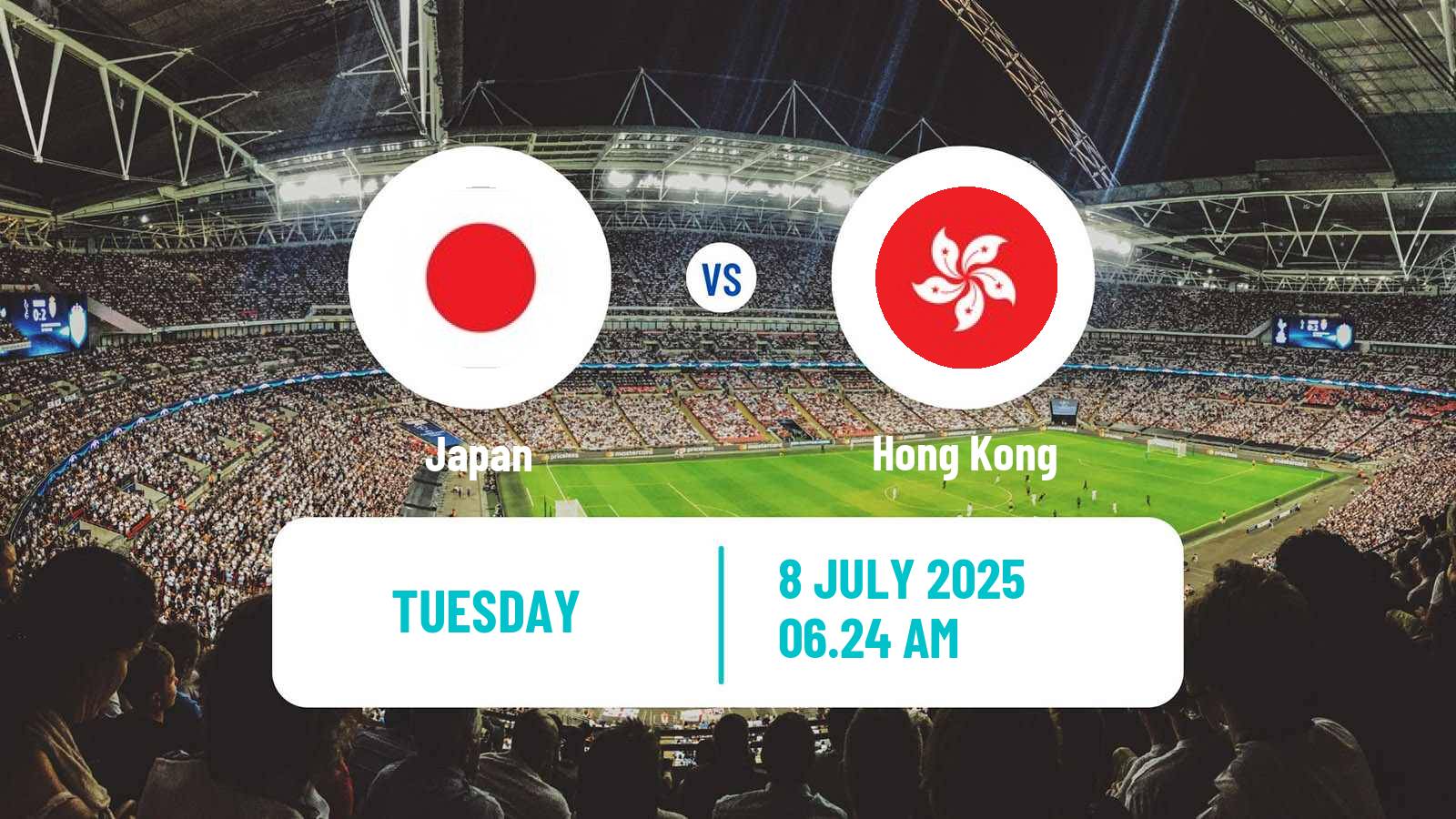 Soccer EAFF E-1 Japan - Hong Kong