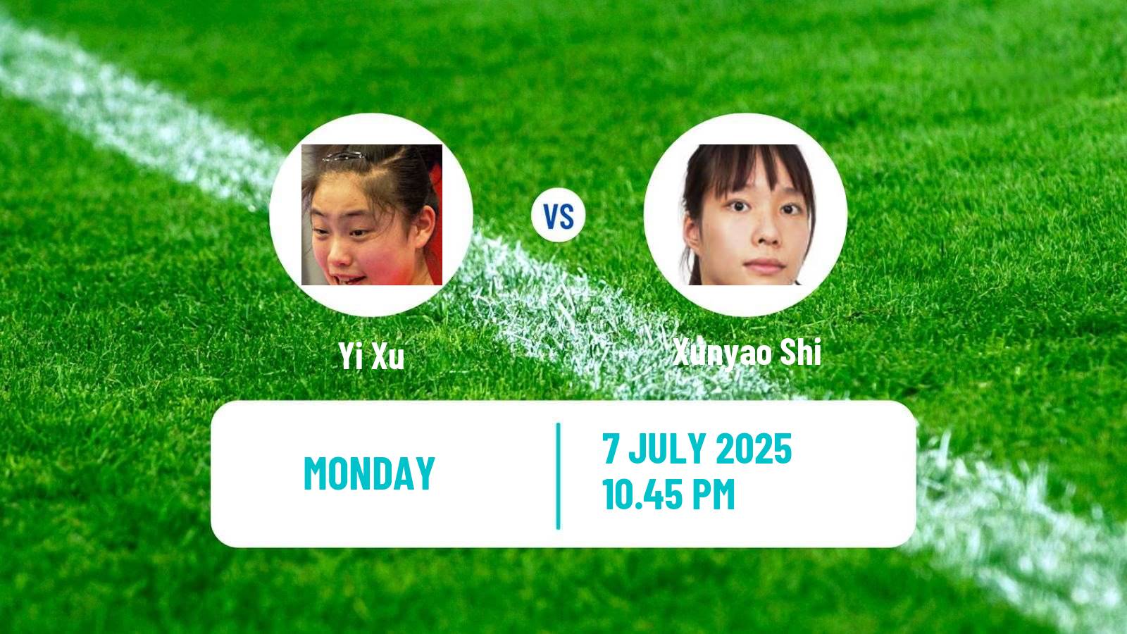 Table tennis United States Smash Women Yi Xu - Xunyao Shi