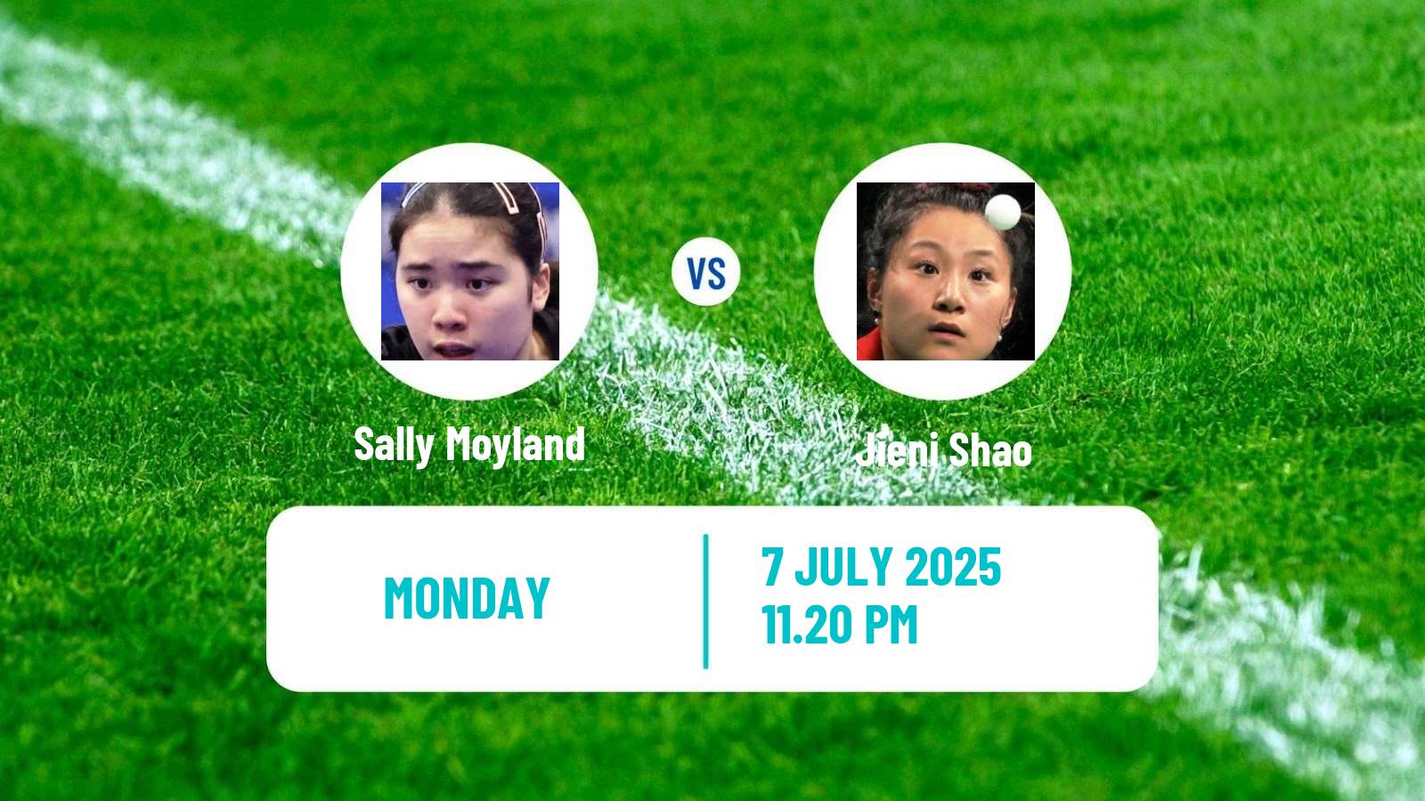 Table tennis United States Smash Women Sally Moyland - Jieni Shao