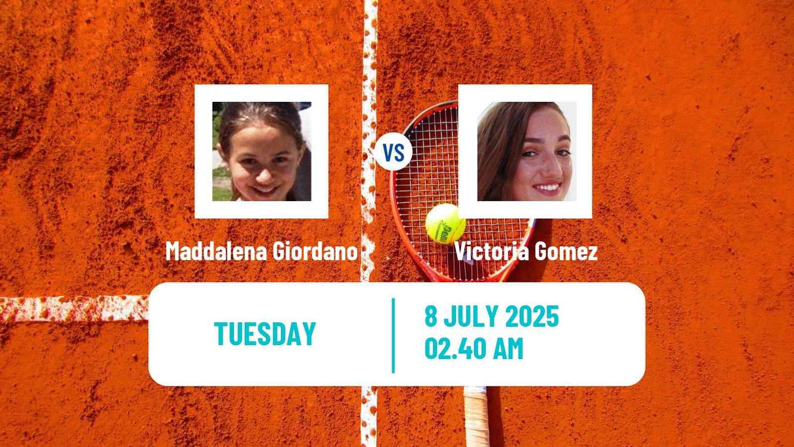 Tennis ITF W35 Don Benito Women Maddalena Giordano - Victoria Gomez