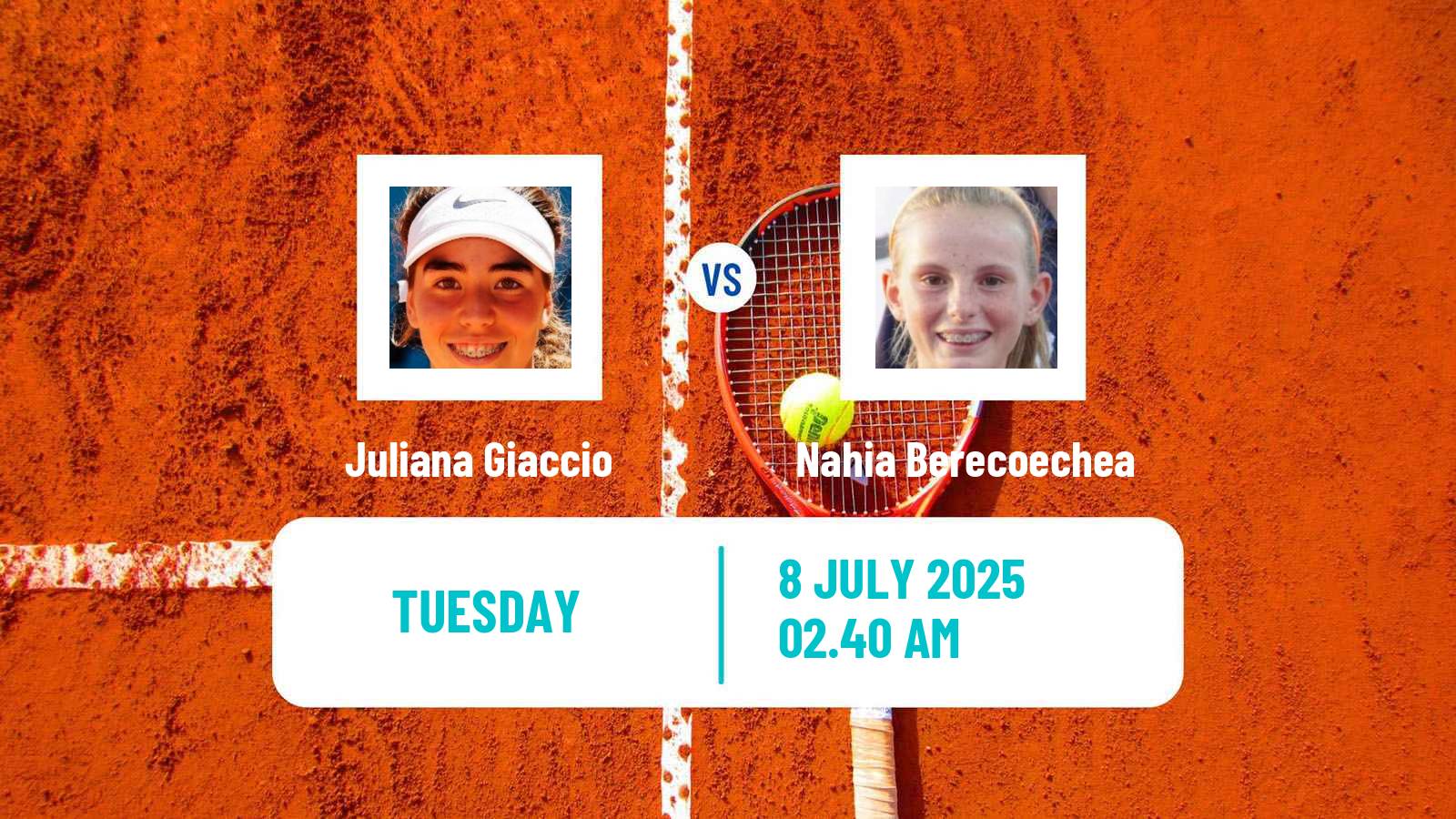 Tennis ITF W35 Don Benito Women Juliana Giaccio - Nahia Berecoechea