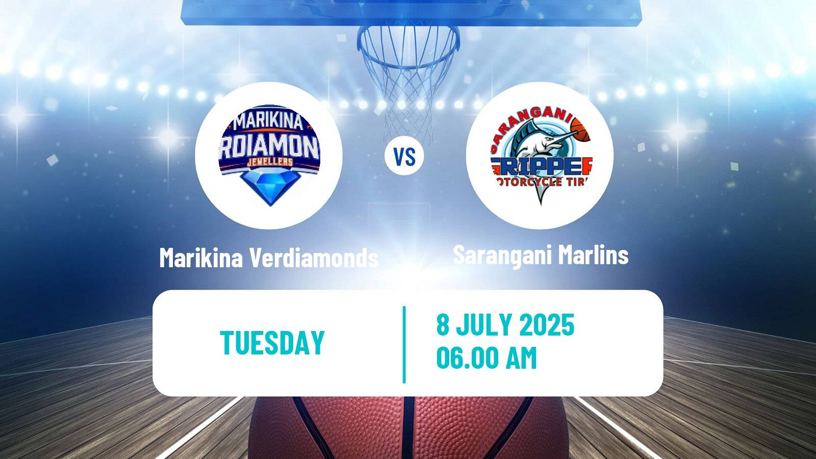 Basketball Philippines MBPL  Marikina Verdiamonds - Sarangani Marlins