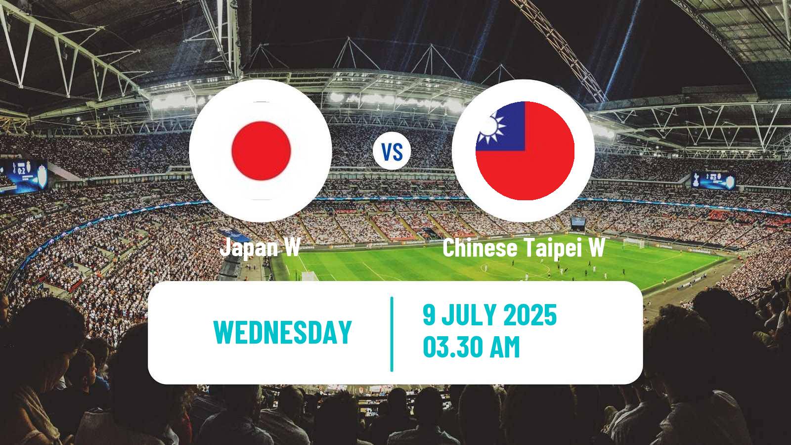 Soccer EAFF E-1 Women Japan W - Chinese Taipei W