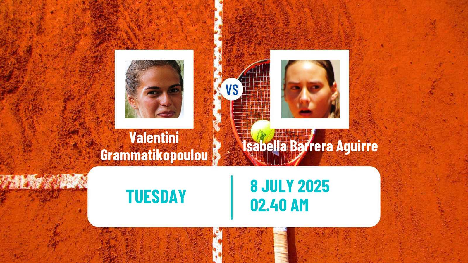 Tennis ITF W35 Don Benito Women Valentini Grammatikopoulou - Isabella Barrera Aguirre
