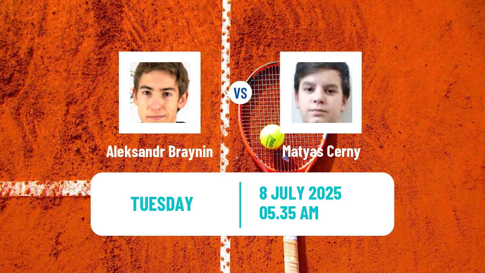 Tennis ITF M15 Lodz Men 2025 Aleksandr Braynin - Matyas Cerny