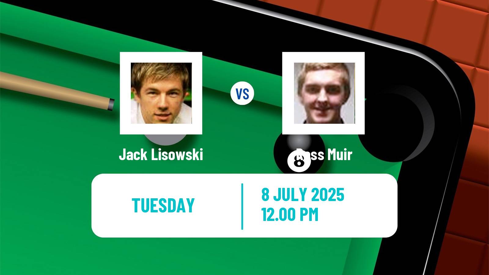 Snooker Championship League Jack Lisowski - Ross Muir