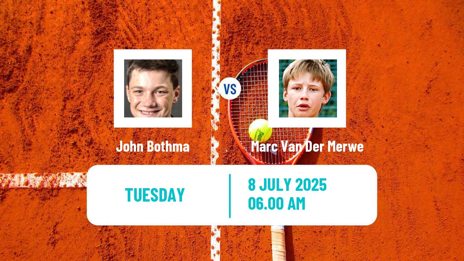 Tennis ITF M15 Hillcrest Men John Bothma - Marc Van Der Merwe