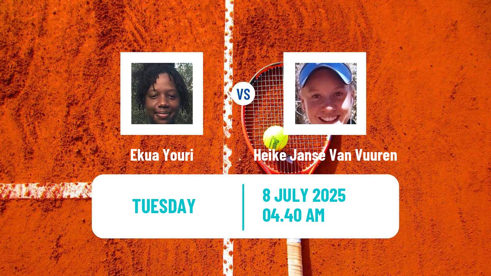 Tennis ITF W35 Hillcrest Women Ekua Youri - Heike Janse Van Vuuren