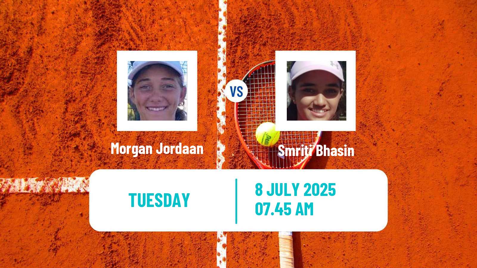 Tennis ITF W35 Hillcrest Women Morgan Jordaan - Smriti Bhasin