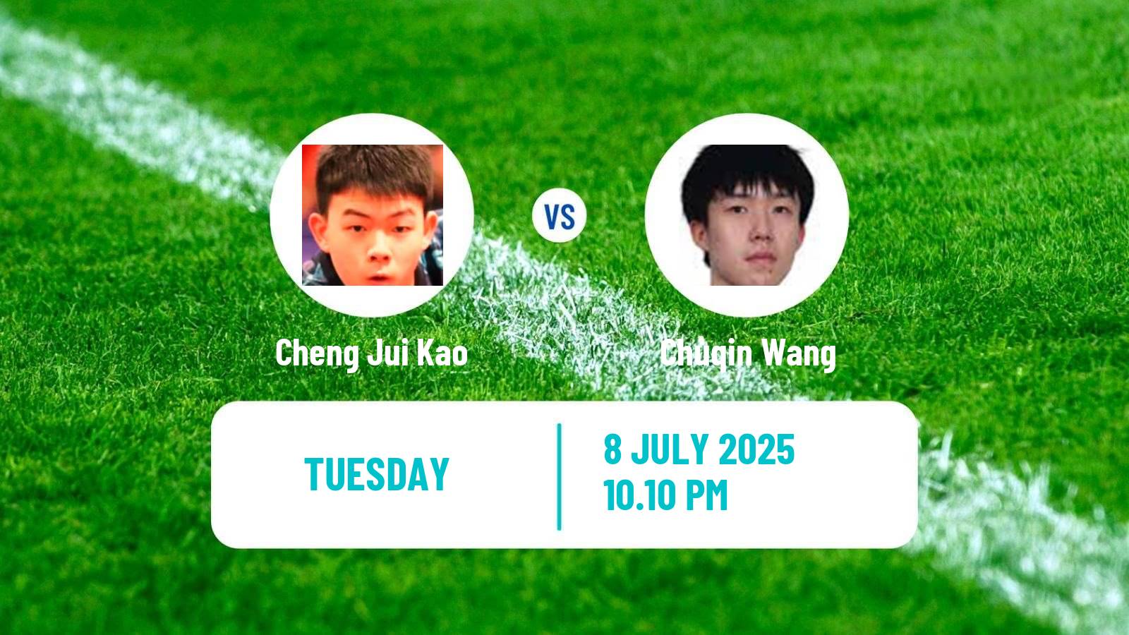 Table tennis United States Smash Men Cheng Jui Kao - Chuqin Wang