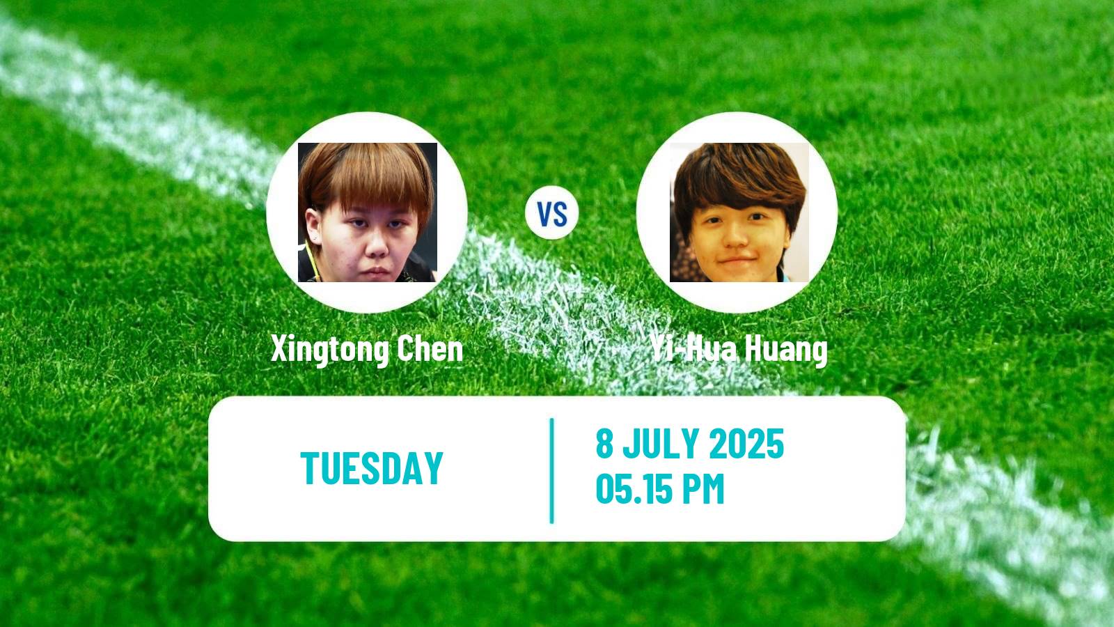 Table tennis United States Smash Women Xingtong Chen - Yi-Hua Huang