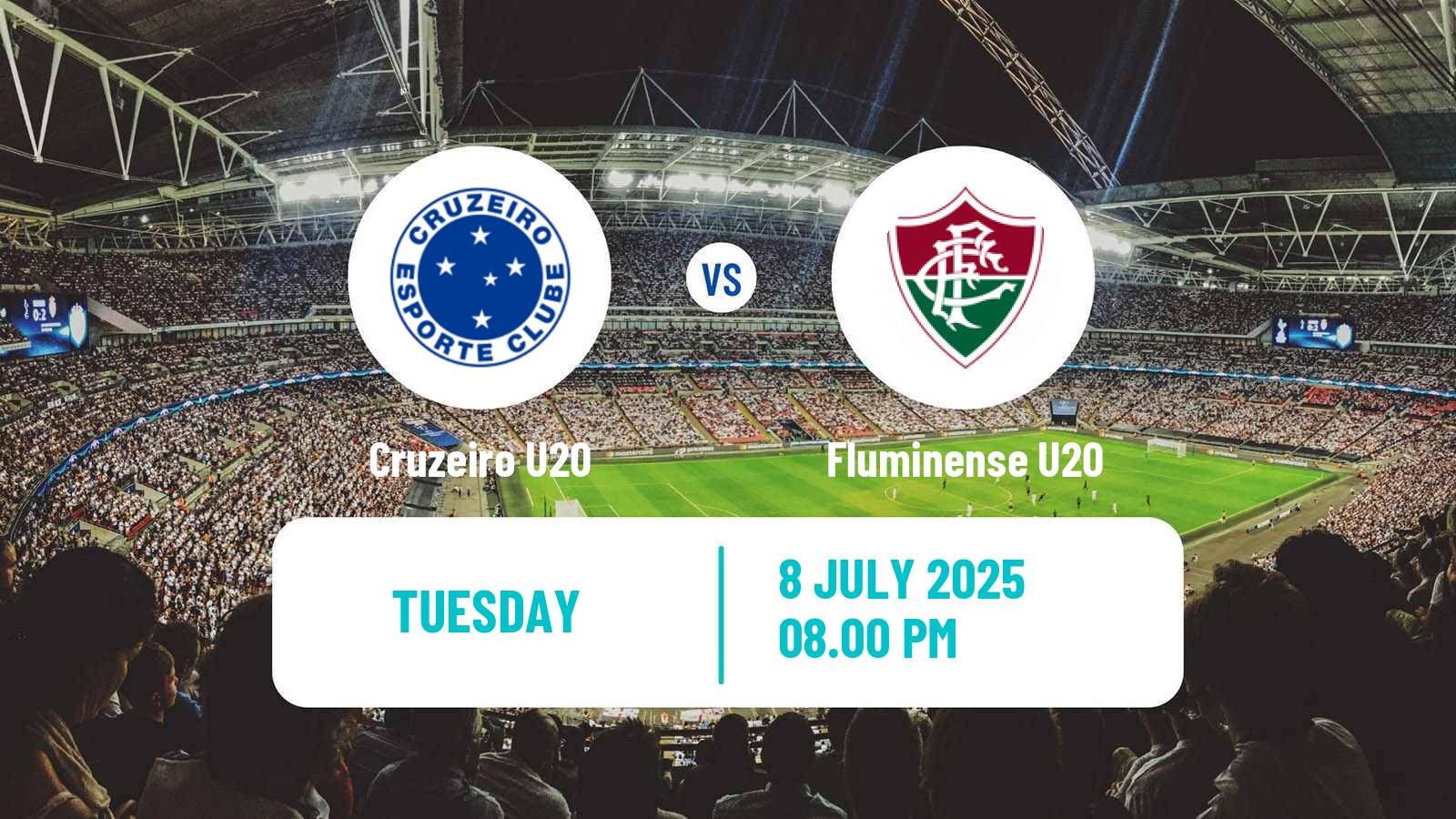 Soccer Brasileiro U20 Cruzeiro U20 - Fluminense U20