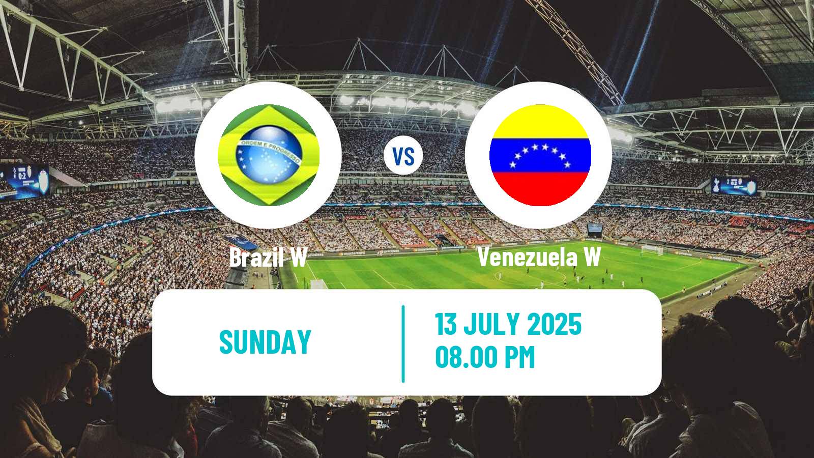 Soccer Copa America Women Brazil W - Venezuela W