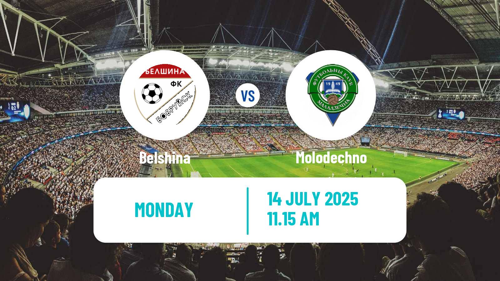 Soccer Belarusian Cup Belshina - Molodechno