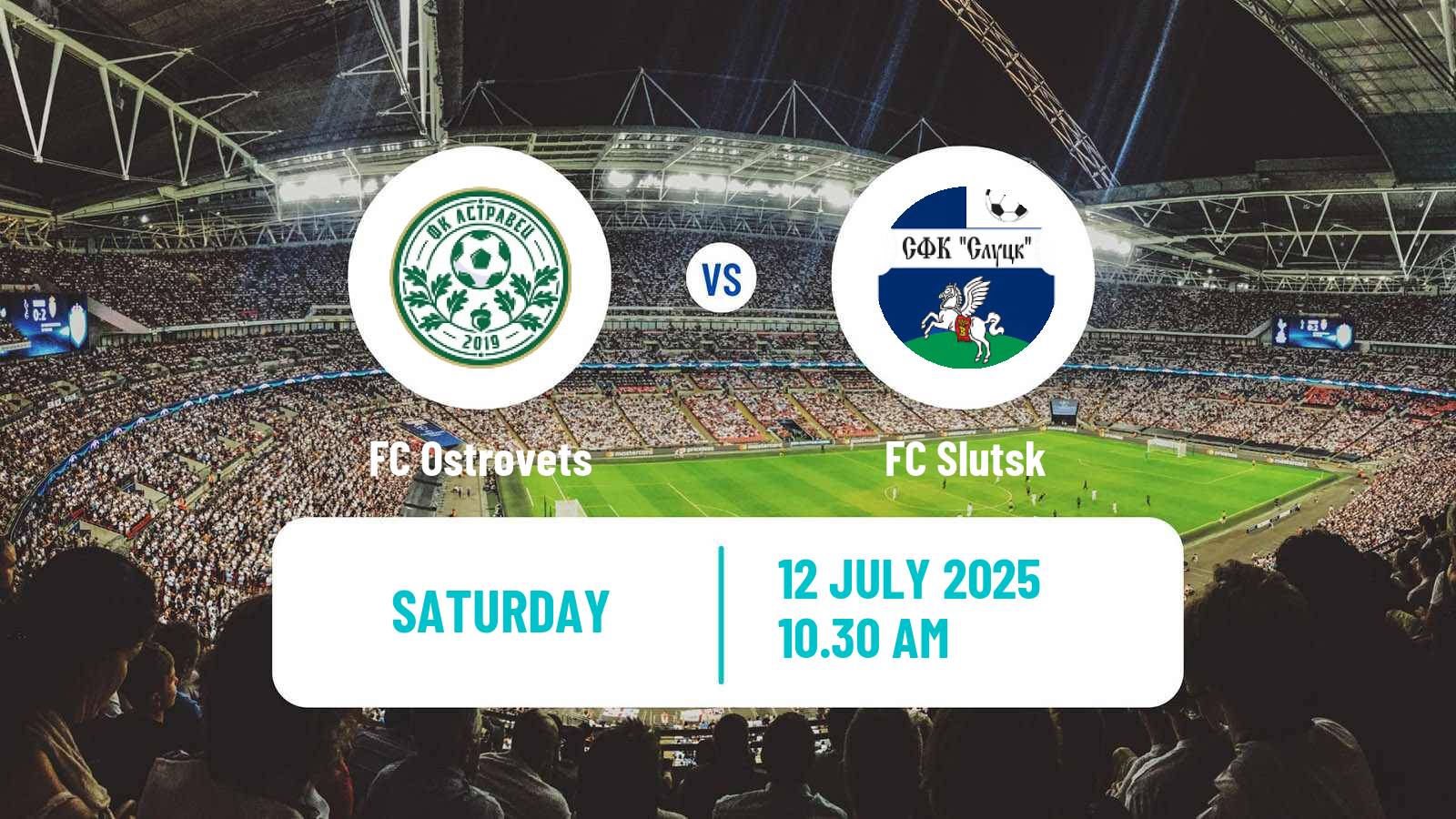 Soccer Belarusian Cup Ostrovets - Slutsk