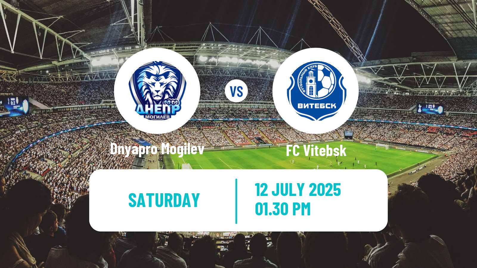 Soccer Belarusian Cup Dnyapro Mogilev - Vitebsk