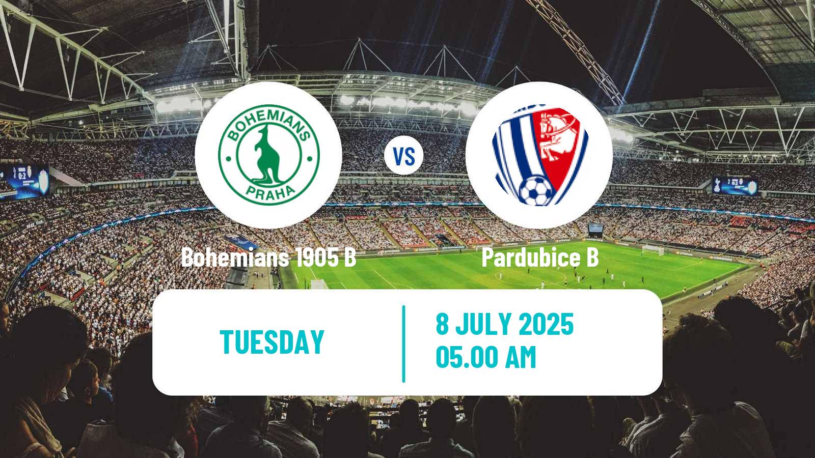 Soccer Club Friendly Bohemians 1905 B - Pardubice B