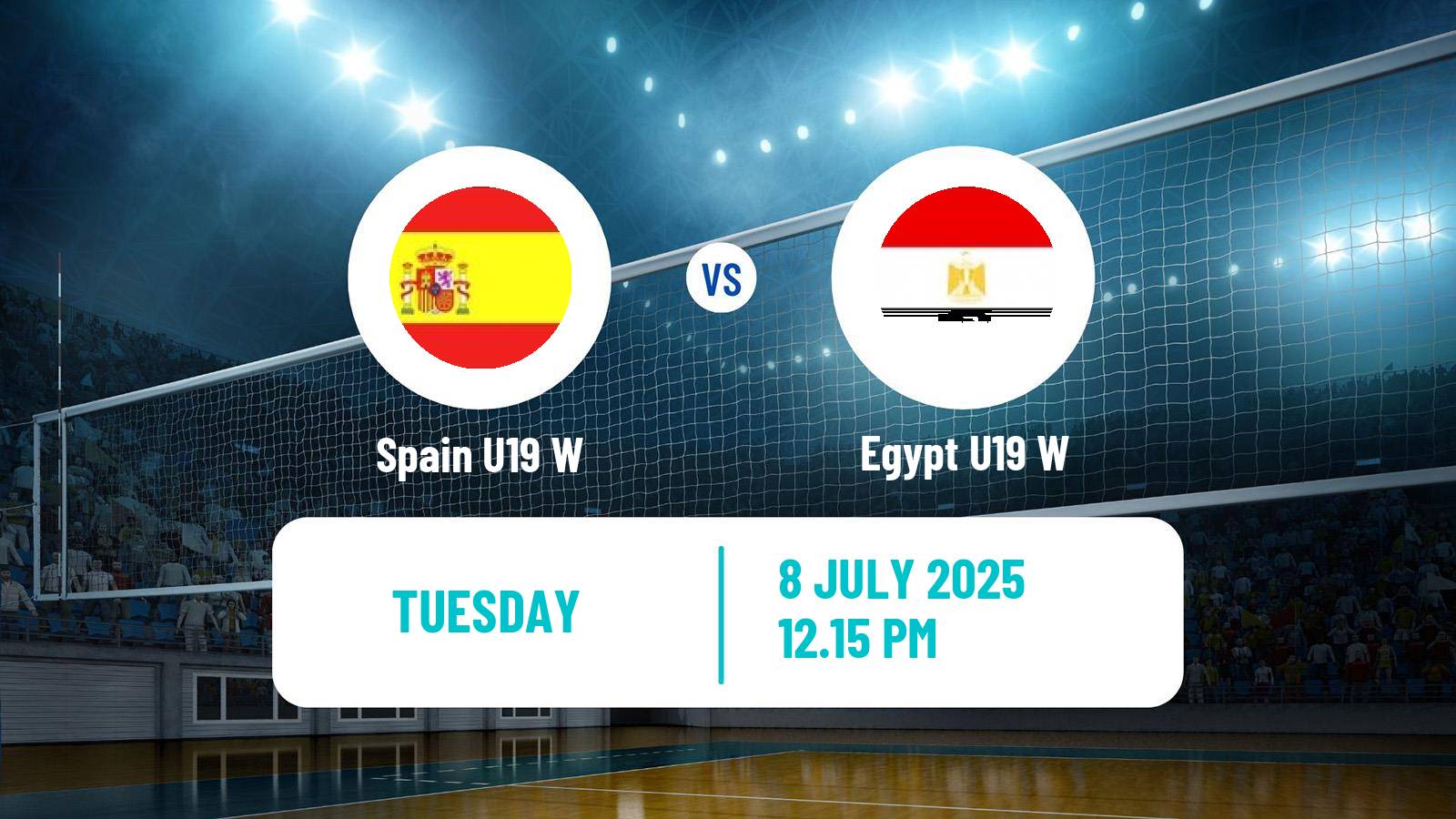 Volleyball World Championship U19 Volleyball Women Spain U19 W - Egypt U19 W