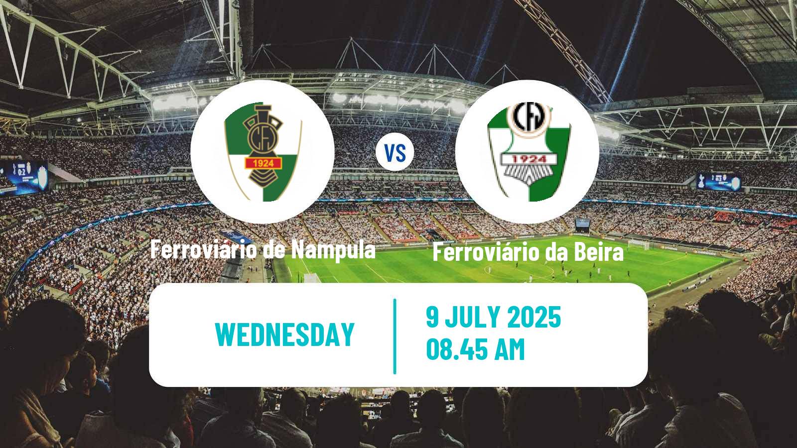 Soccer Mozambique Moçambola Ferroviário de Nampula - Ferroviário da Beira